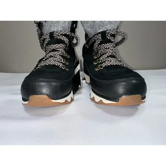 NEW Sorel Kinetic Conquest 9.5 Black Waterproof Hiking Boots Women’s Gum NWT - Picture 5 of 12